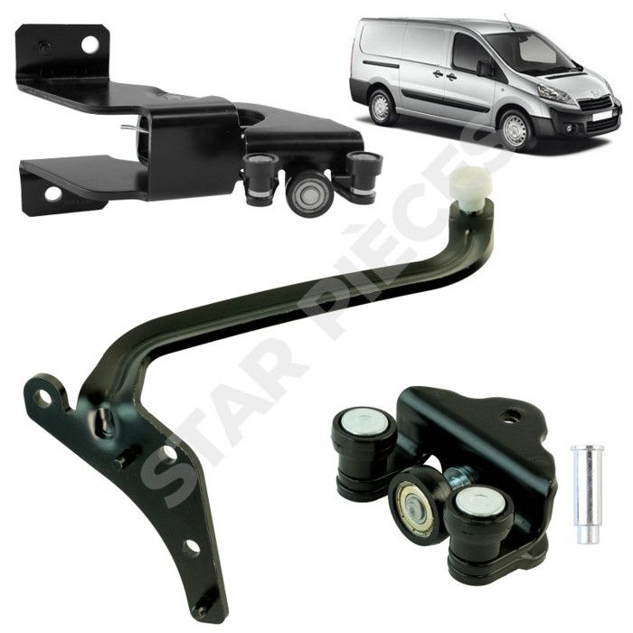 Roulette porte latérale droite compatible pour Expert, Scudo, Jumpy ( 1995-2006) galet de porte coulissante – Guide HAUT de porte | 9033K4 | 1493798080