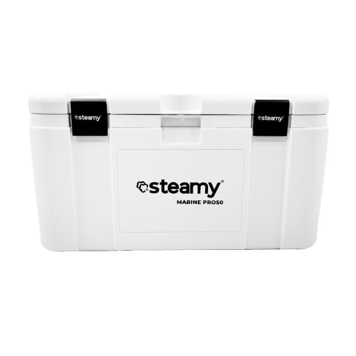 Steamy Pro 50 Glacière Steamy Marine Pro 50L - Spécial Bateau Et Sports Nautiques - Blanc - Isolation Haute Performance Glacière Steamy Decathlon Steamy Pro 50 Glacière Steamy Marine Pro 50L - Spécial Bateau Et Sports Nautiques - Blanc - Isolation Haute Performance Glacière Steamy Decathlon