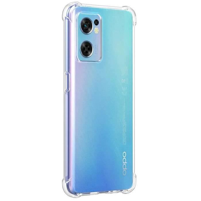 Cover Oppo Reno 8 Lite / 7 Lite: Custodia 2 Pezzi Antiurto Trasparente Con Bordo Rigido