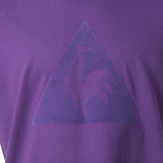 tee shirt coq sportif homme violet
