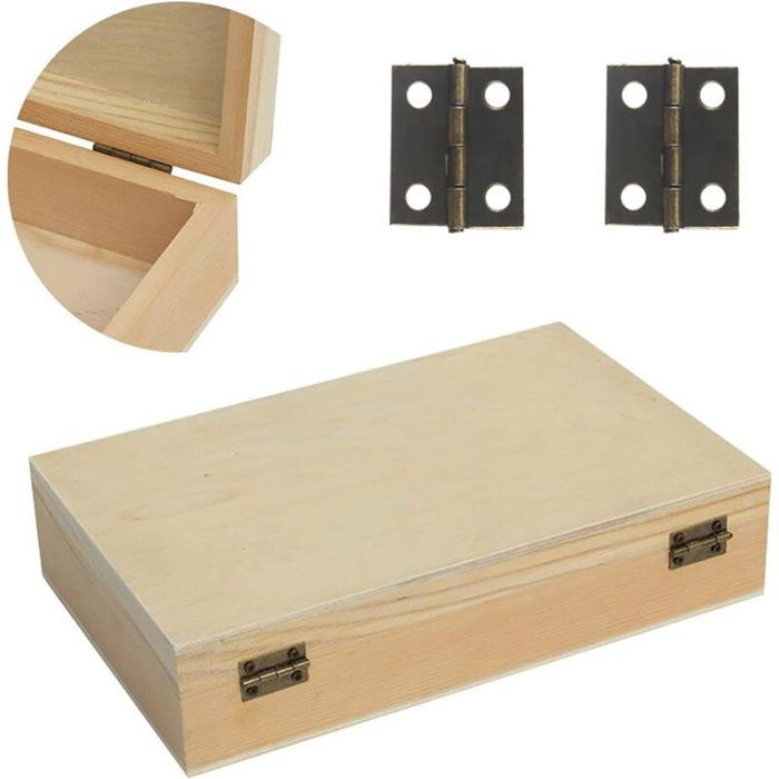 Mini Charni res LARGEIGHT 50 Pi ces Inox 18 X 15 Mm Couleurs 