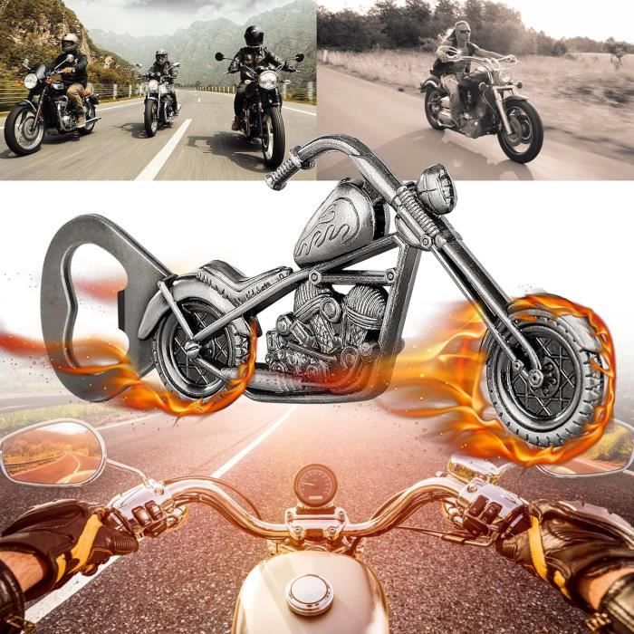 Décapsuleur Bière Skeleton Rider Moto - Cadeau Original Homme Chasseur De Bière
