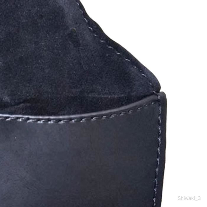 Porte-craie De Billard En Cuir – Clip Ceinture, 12 X 10 Cm, Léger 28g, Pour Accessoire Queue, Sans Craie