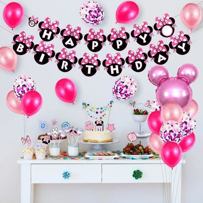 Décoration Anniversaire Ballon Minnie, Deco Minnie Anniversaire 5 An Décoration Anniversaire Ballon Minnie, Deco Minnie Anniversaire 5 An