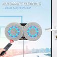 Robot nettoyeur de vitres électrique automatique ROKOO - 3 modes - Secteur - Blanc-3