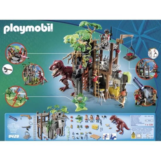 Playmobil 9429 Dinos Campement Des Explorateurs Avec Tyrannosaure Achat Vente Univers Miniature Cdiscount Buy playmobil koala bears with kangaroo: playmobil 9429 dinos campement des explorateurs avec tyrannosaure
