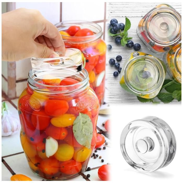 Lot de 4 poids de fermentation en verre de fermentation,poids en verre — free download