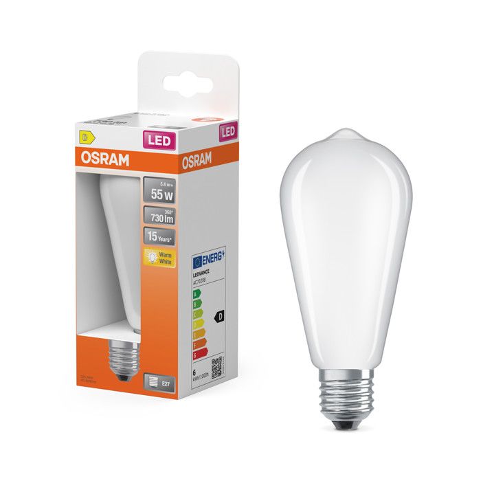 4058075607811 | Ampoule à LED Avec Réflecteur E14 Osram, 5,9 W, 2700K, Blanc Chaud, Gradable | RS