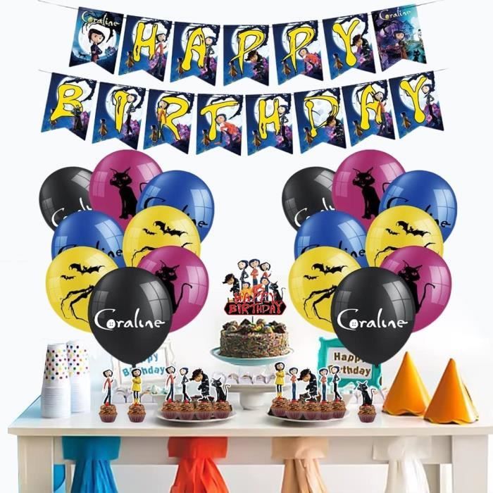 16 Coraline Birthday Party decorations ideas  coraline, birthday party  decorations, birthday party