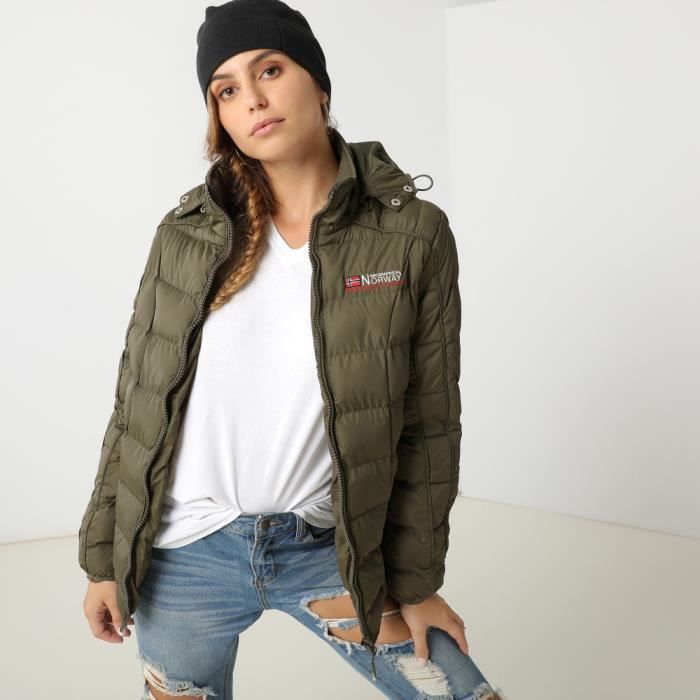 Doudoune femme kaki discount superdry