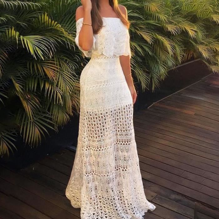 Ensemble top soirée dentelle