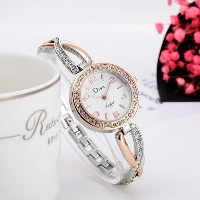 Montre aiguille deals femme pas cher