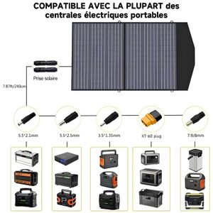 Panneau solaire portable 400W | Pour la maison | FR