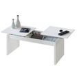 Table basse hauteur 50cm style contemporain