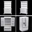 1 12 Miniatures Plastique Aspirateur Jaune Meuble Maison Poupee