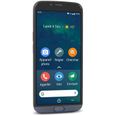 Smartphone pour senior - Doro 8050 - 5,45 po - 2 Go RAM - Lecteur d'empreintes digitales - Gris-0