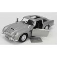 Aston Martin DB5 James Bond 1/24 MotorMax - Métal Gris Goldfinger - Boîte Fermée