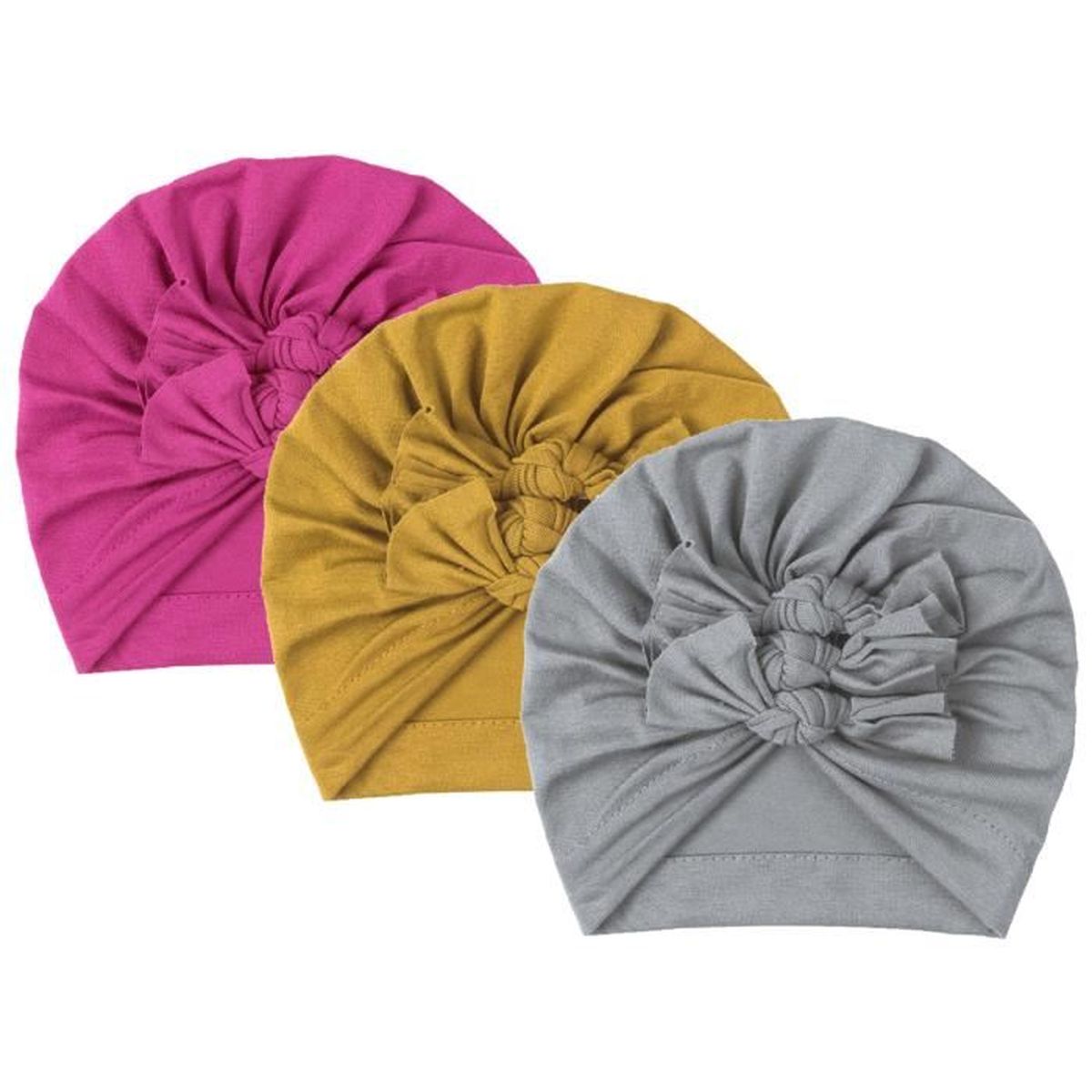 3pcs Bebe Bonnet Naissance Coton Nouveau Ne Indien Bandeau Turban Noeud Elastique 1 Cdiscount Au Quotidien