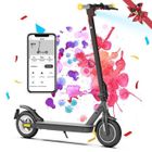 Trottinette électrique Pliable -5TH WHEEL-10"-350W-25km/h-Autonomie 32km-Clignotants Avant Arrière-Cadeaux de Noël