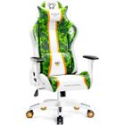 Diablo X-One Chaise Gaming Fauteuil de Gamer de Bureau Accoudoirs Skaï Oreiller Cousin Lombaire Craft L