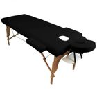 Kit complet de housses pour table de massage - Éponge - Noir - Vivezen