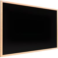 ALLboards Tableau à Craie Noir Magnétique avec Cadre en Bois 80x50cm