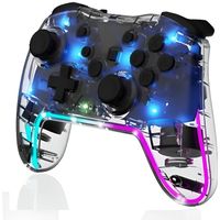 Manette Switch sans fil Transparente pour Nintendo Switch / Switch Lite / Switch Oled, Gyroscope à 6 Axes - G-SC