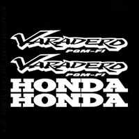 4 stickers VARADERO – BLANC – sticker HONDA 125 1000 XL V - HON415