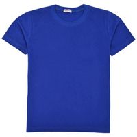 Enfants Garçons T-shirts Plaine Bleu Royal Doux Toucher T-shirt Eté Réservoir Top Et T-shirts Pour Enfants Et Garçons Agé  5-13 Ans