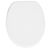 Abattant WC frein de chute soft close - SANILO - Blanc - Bois - Finition de haute qualité - Résistant