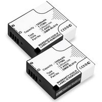 CELLONIC 2X Batterie Compatible avec Panasonic Lumix DMC-LX100 DMC-GX80 DMC-TZ80 -TZ81 -TZ101 -TZ100 DC-TZ90 TZ91 DC-GX9 