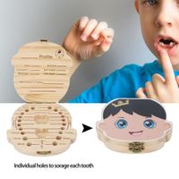 Boîte des Dents Organisateur pour Bébé Dents de Lait Boîte de Rangement pour Enfant - Garcon -abilityshop