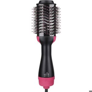 BROSSE SOUFFLANTE Bigoudi Brosse coiffante professionnelle 3 en 1 po