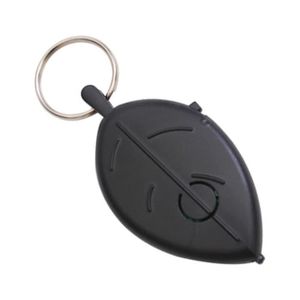 TRACAGE GPS Noir-Sifflet Key Finder avec porte-clés, mini alarme clignotante, contrôle du son du sifflet, anti-perte, loc