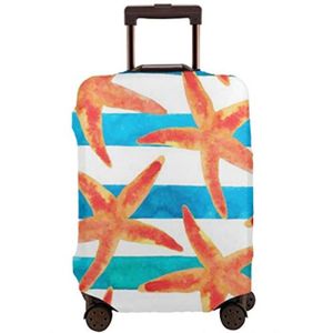Lot de 2 /étiquettes de Bagage en Similicuir avec Motif /étoile de mer et /étoiles de mer