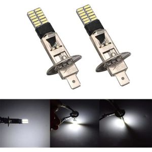 AMPOULE - LED Ampoules de phare H1, 2 pièces 24-SMD 4014 LED ant
