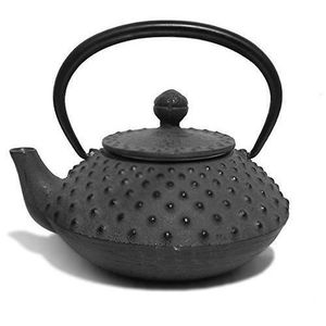 / Style Japonais Th/éi/ère 0,8/ L / Th/éi/ère en fonte Zen Garden Noir Tasses et dessous de plat rond/ Coffret cadeau/