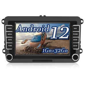 AUTORADIO AWESAFE Autoradio Android 12 pour Golf 5 6 VW Passat Polo Seat Skoda avec 7’’ écran Tactile GPS Bluetooth WiFi[1Go+32Go]