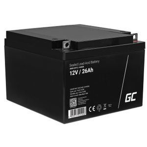 BATTERIE VÉHICULE GreenCell® Rechargeable Batterie AGM 12V 26Ah accu