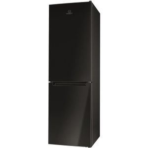 RÉFRIGÉRATEUR CLASSIQUE INDESIT LRI8S1K - Réfrigérateur congélateur bas 339L (228+111) - Froid statique - L 64 x H 194,5 - Noir