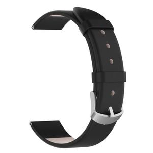 Montre connectee 4eme generation fossil explorist hr en cuir noir -  Cdiscount