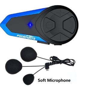 INTERCOM MOTO RUMOCOVO® Oreillette BT-S3 Bluetooth pour moto, ap