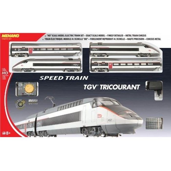 Mehano - Coffret de train TGV inoui - Train électrique - Rue du Commerce