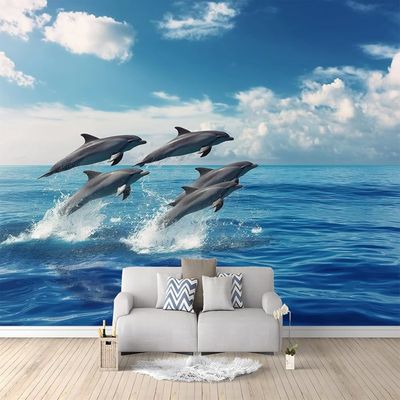 Papier Peint Photo 3D Océan Bleu – 8367NA – Effet Peinture Murale, Marque Allemagne Fay, Sans Marque