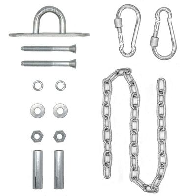 Chaîne de Chaise Suspendue - AMANKA - 230kg - Gris - Fer galvanisé - Jardin