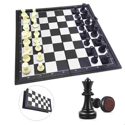 Echiquier Bois Magnetique Echecs Jeu Echec, Échecs Et Dames D'Échecs Et