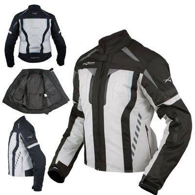 Veste moto tissu-mesh Helstons Racing Air (Motul) - silver - S - Cdiscount  Auto