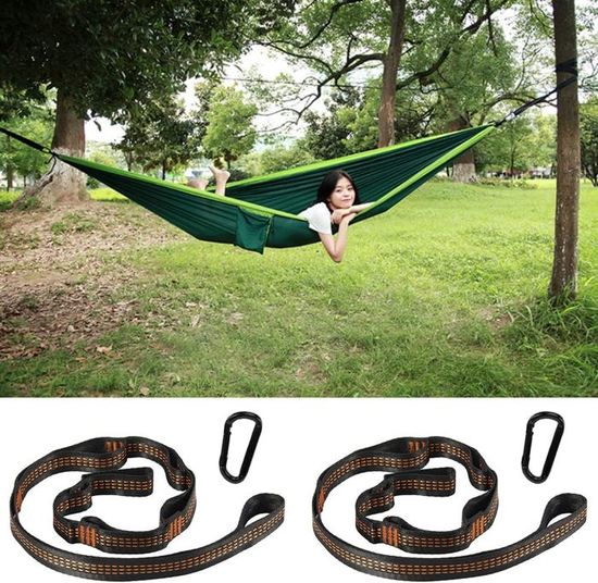 Hamac Double Gold Armour – Avec Sangles, Nylon Parachute, 500 Lb, Camping