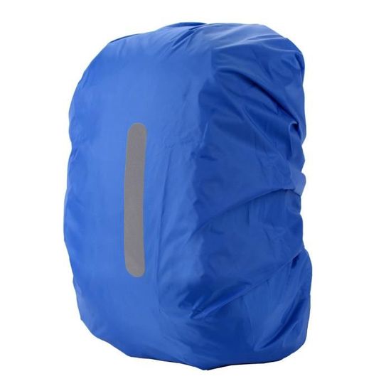 Lot De 3 Housses De Pluie Pour Sac à Dos 30-50L – élastiques, Bandes Réfléchissantes, Protection Tout Temps