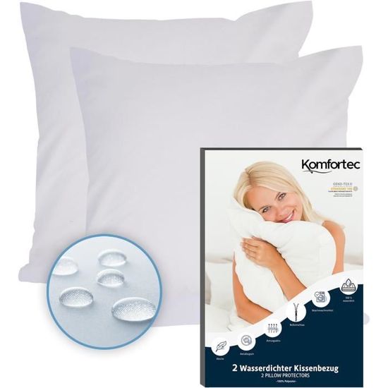 Housse De Couette Imperméable Super King - 260x220 Cm - Anti-Acariens Et Hypoallergénique - Zip Intégral